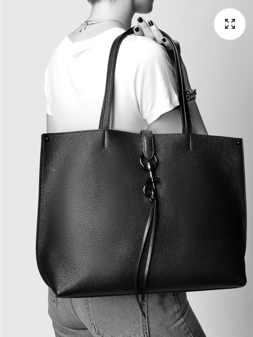 Rebecca Minkoff Megan Tote - Taupe Leather.